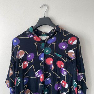 Vintage all over print 8balls shirt